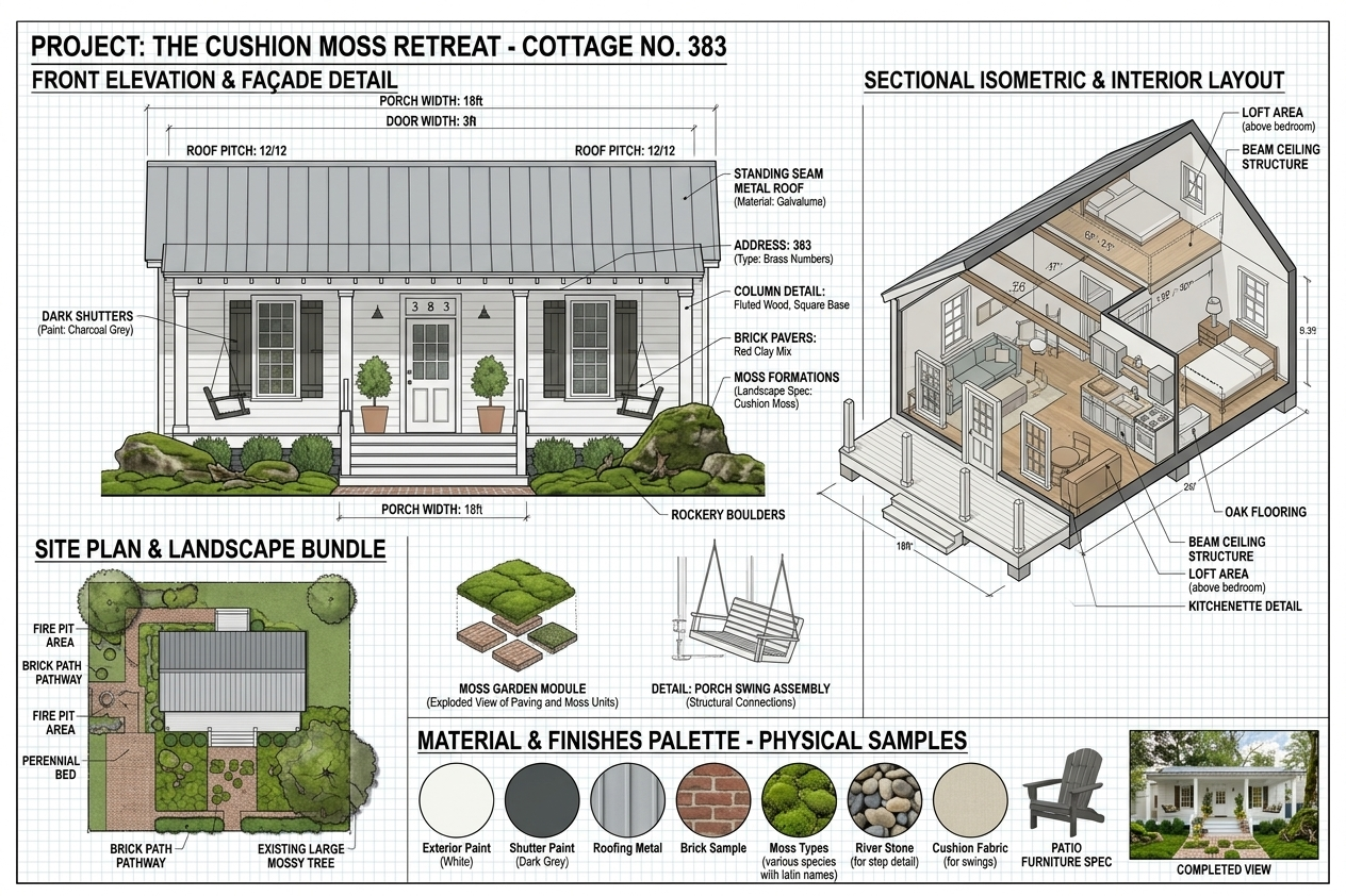 The Rental Cottage floor plan