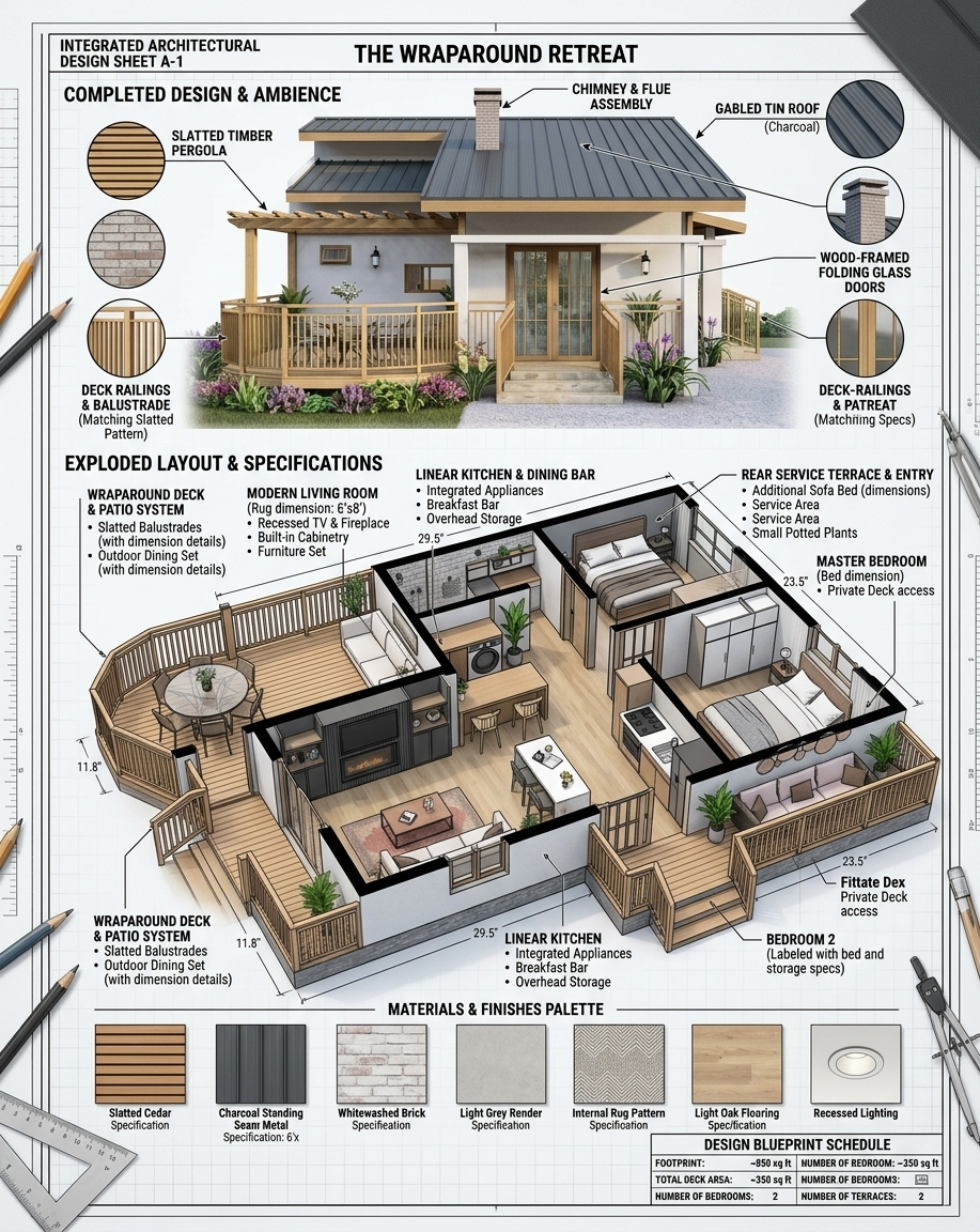 The Family Cottage floor plan